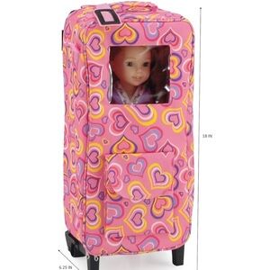 Pink Heart Doll Carrier